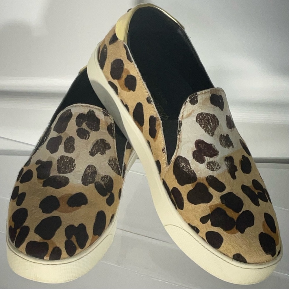 Cole Haan Pro Series Sneakers Leather Lining Tan Brown Animal Print Size: 9C